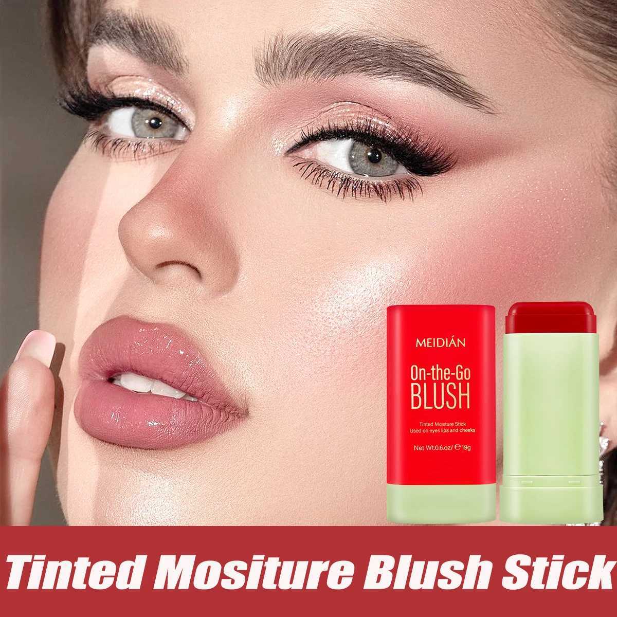 Creamy B Makeup Multi Stick For Eyes Lips Cheeks Rouge Moist Pink High Color Rendering Tint Ber Brightening Skin ToneXJ241225