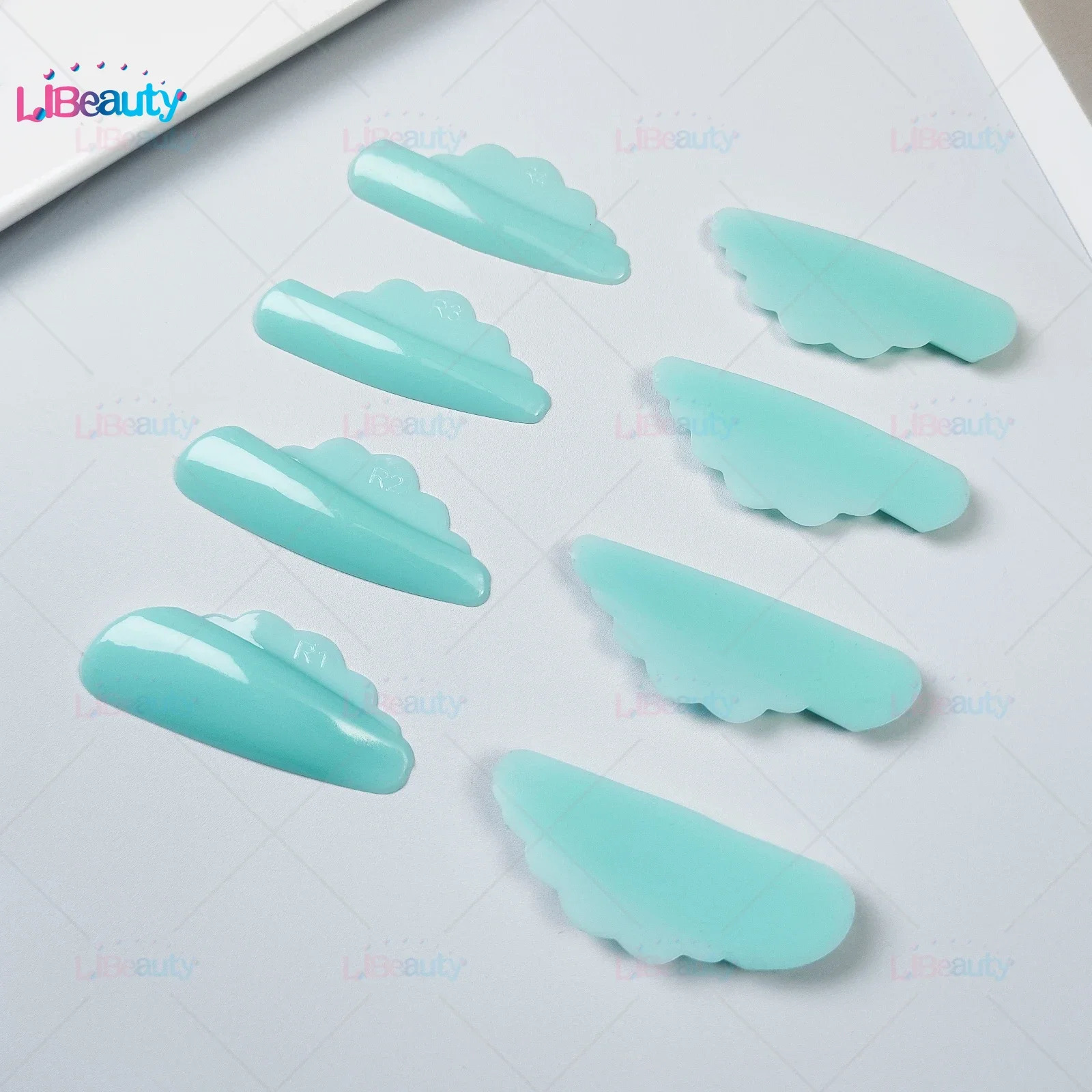 Libeauty Different Curl Free Glue Eyelash Rod Sticky Lashes Rods Shield 3D Eyelash Curler Makeup Accessories Tool 241223