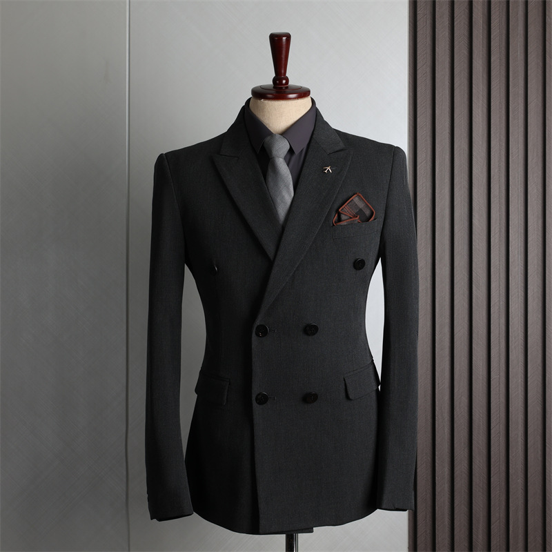 K681 Men's Slim Fit Three-Piece Business Suit - Professional Wedding