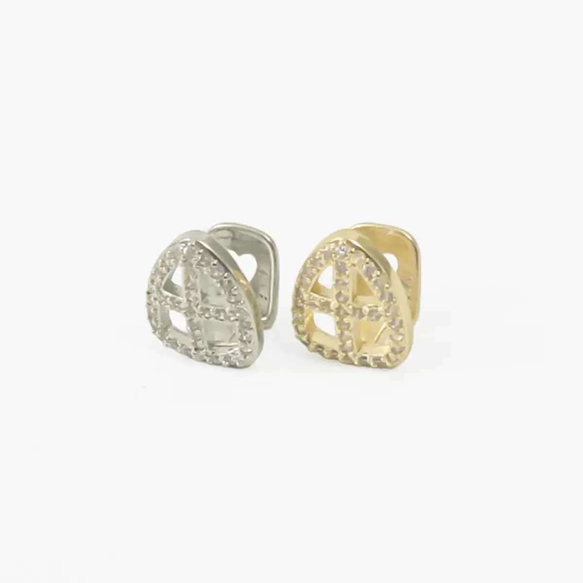 Gold Silver Color Single Cross d Out Grillz Teeth Men Women Hip Hop Bling Tooth Grills Cs Fashion JewelryXJ241225