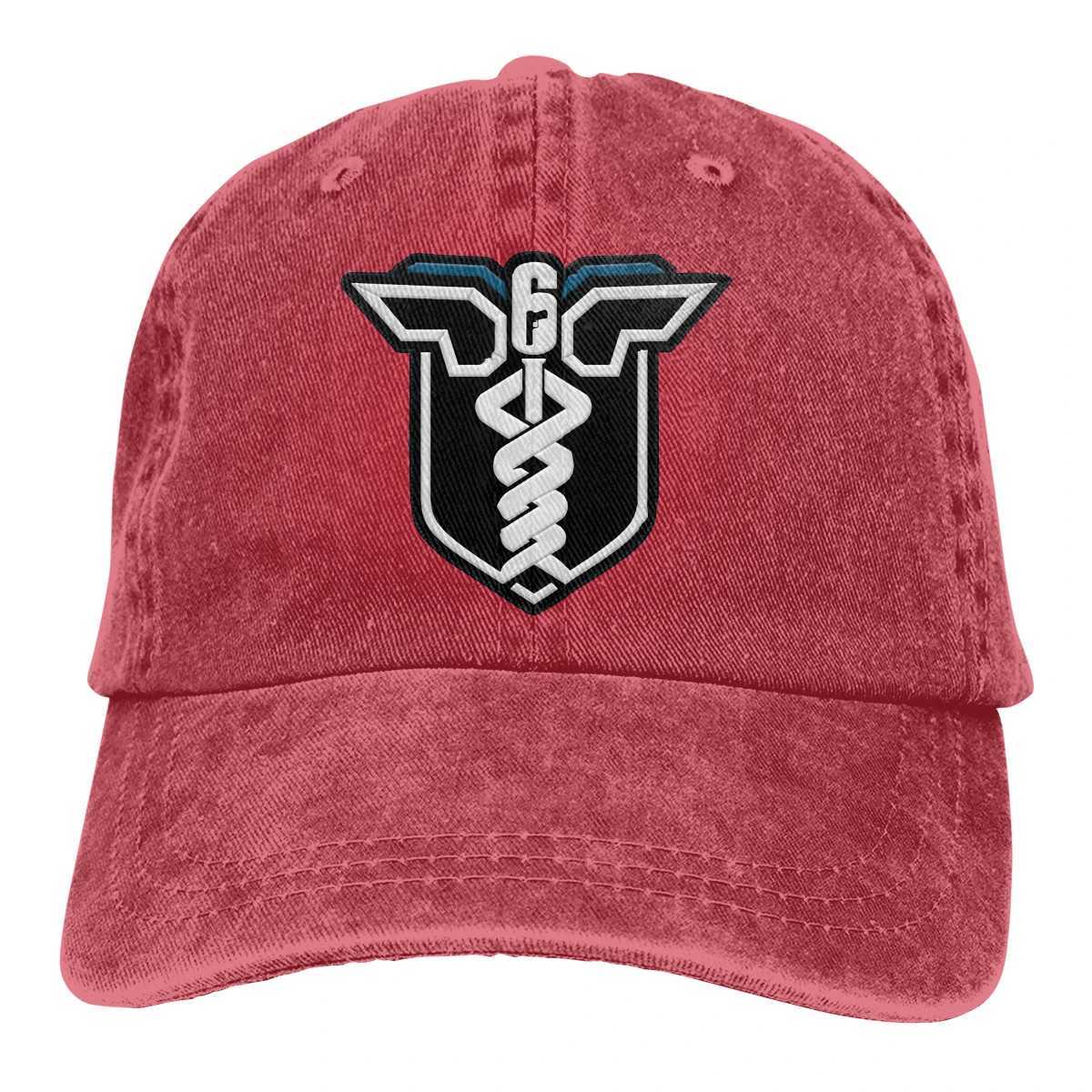 Doc Rainbow Six baseball cap Peaked capt sports unisex outdoor custom rainbow six border R6s anti-terrorism game cap W241225