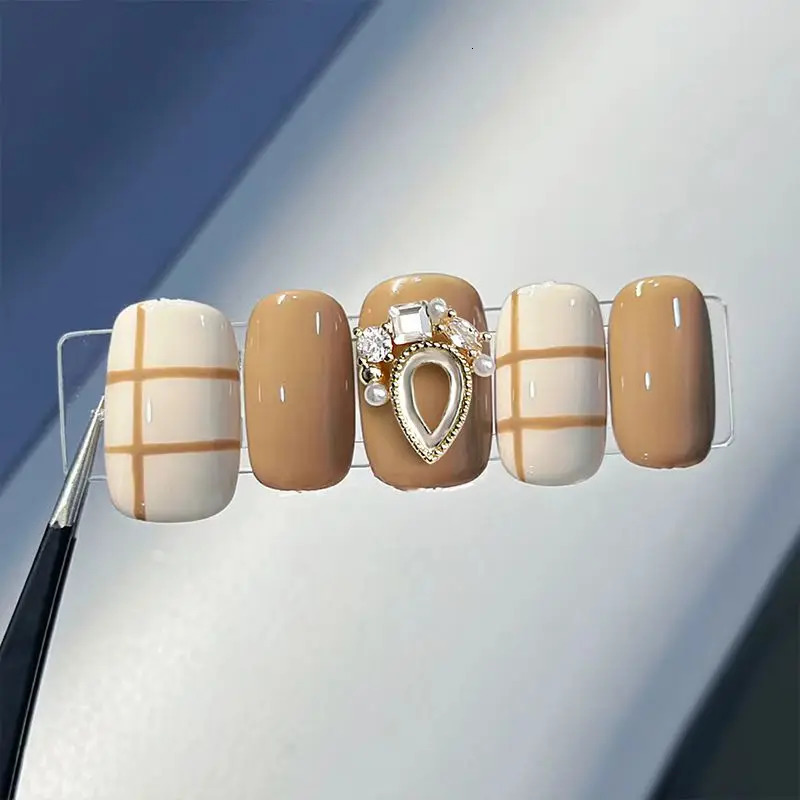 10pcs Hollow Love Drop Horses Eye Frame Border Zircon Crystals Jewelry Nail Art Decorations Nails Accessories Charms Supplies 241225