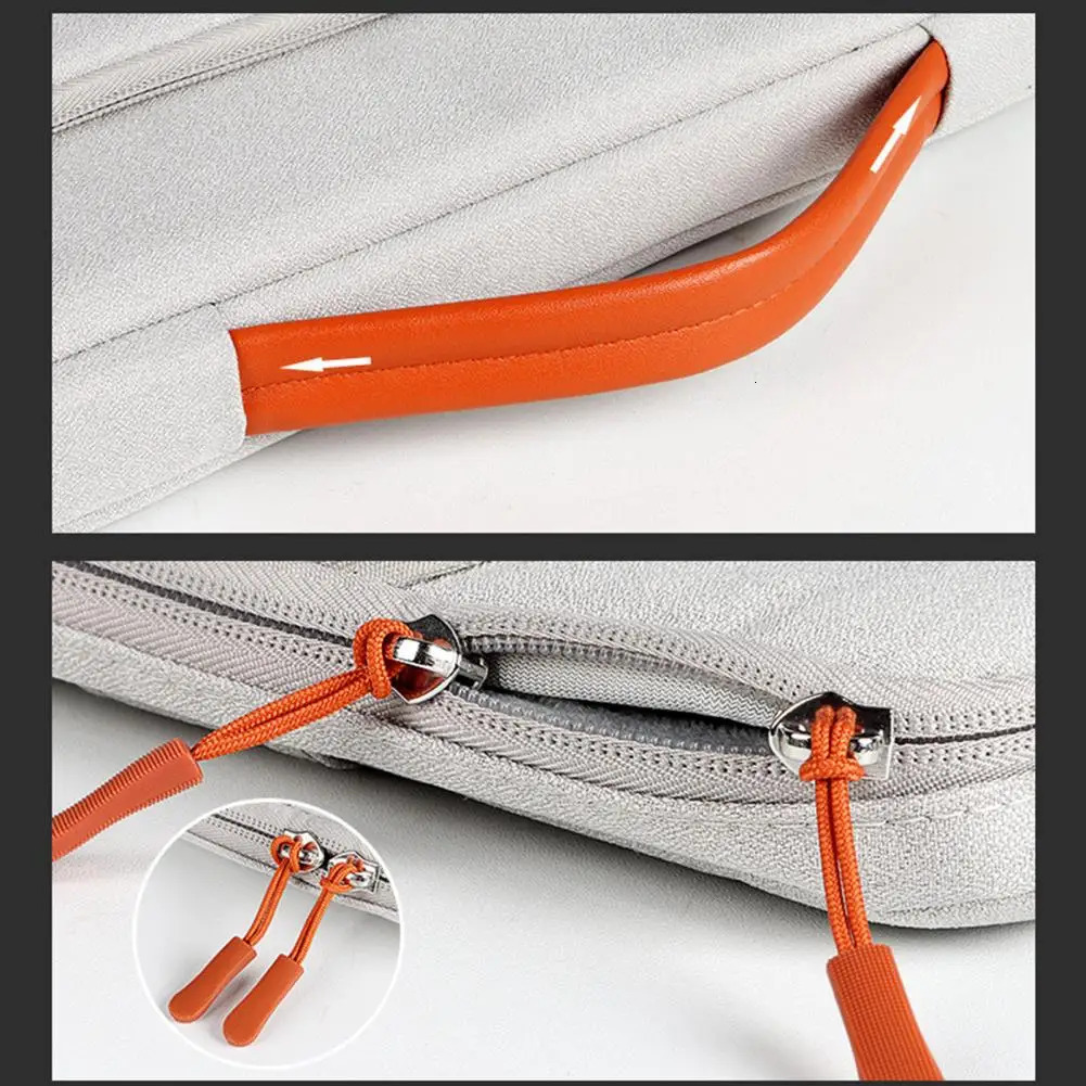 Universal Laptop Handbag 13/13 3/14 1 15 4 Inches Notebook Sleeve for Macbook Double Zipper Computer Carrying Bag Briefcase 241225