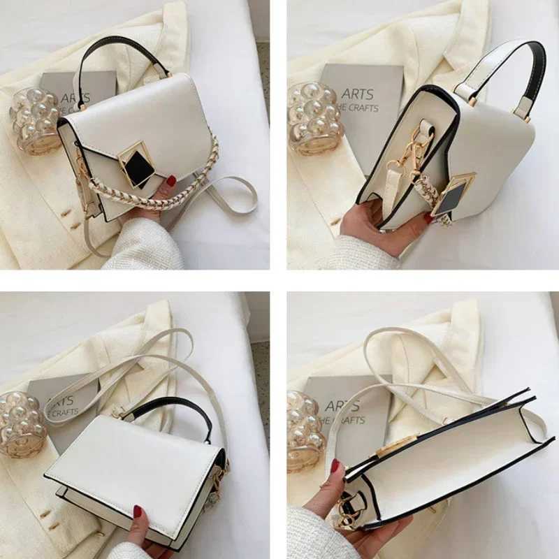 Womens Handbag Luxury Designer Armpit Shoulder Bag Chain Messenger Flap Girl Fi Crossbody Rhombus Small Square BagsXJ241225