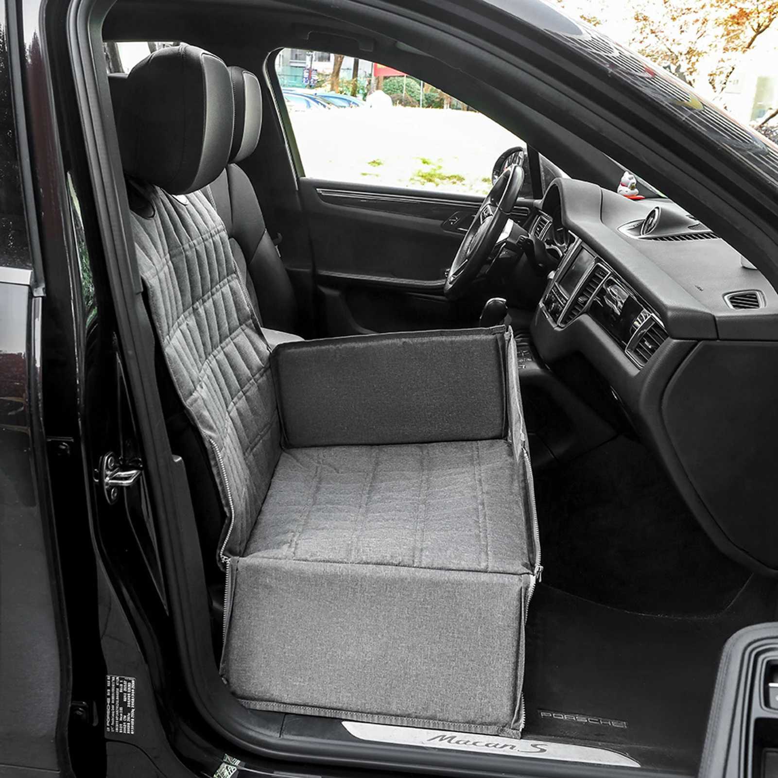 Dog Car Seat Covers Dog Car Seat Cover Pet Travel Carrier Mattress Waterproof Dog Car Seat Protector With Middle Seat Armrest For Dogs H250211