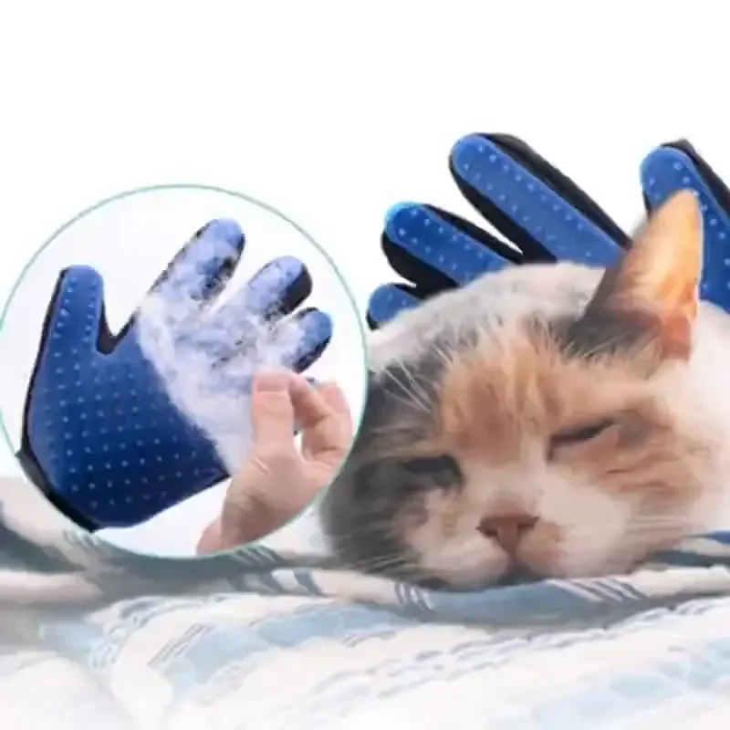 Dog Pet Dog Grooming Equipment Gloves Silicone Cats Brush Comb Hair Removal Bath Cleaning Supplies Bathe Dogs Products Home