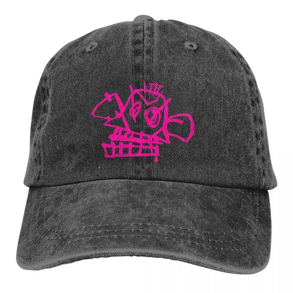 Solid color denim hat JINX MONKEY womens sun hat Visor baseball hat Legendary League of Legends LOL game pedal truck driver dad hat W241225