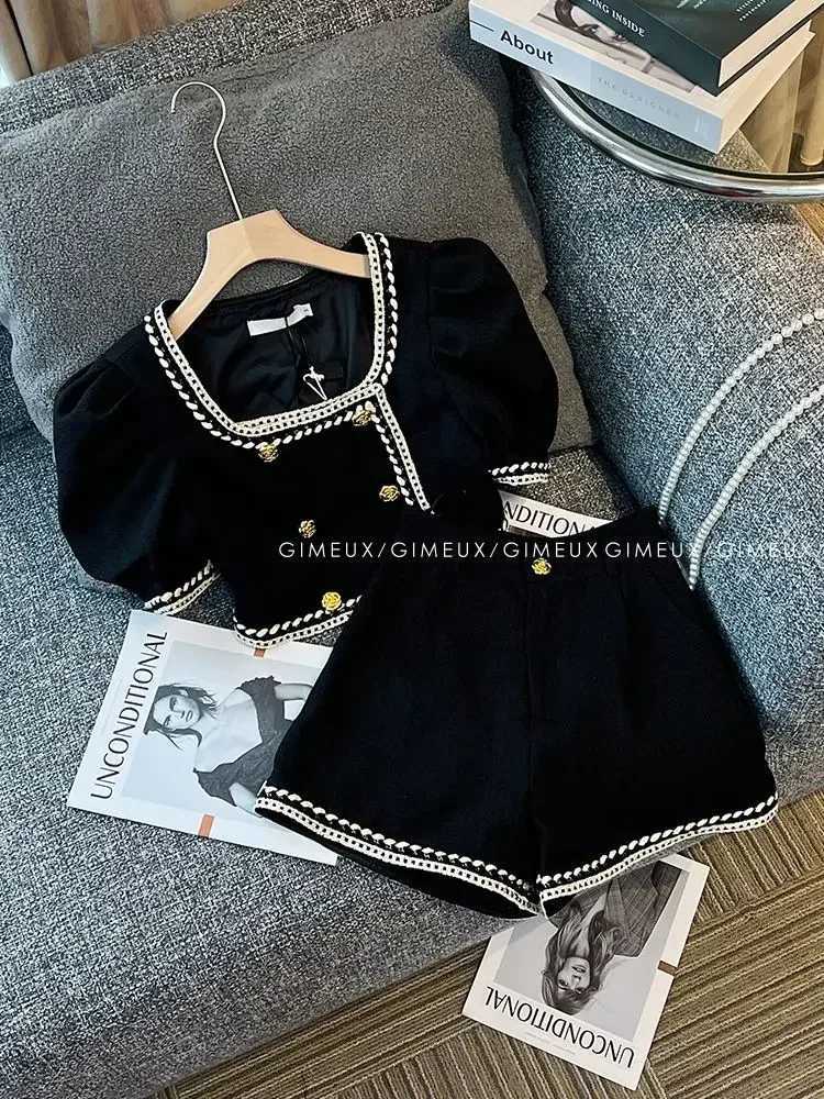 Clothing Sets summer new baby girls clothes set short tops+shorts 2pcs kids girl clothing suit 3-12 years children outfits kinder kleidungY241225JN9G