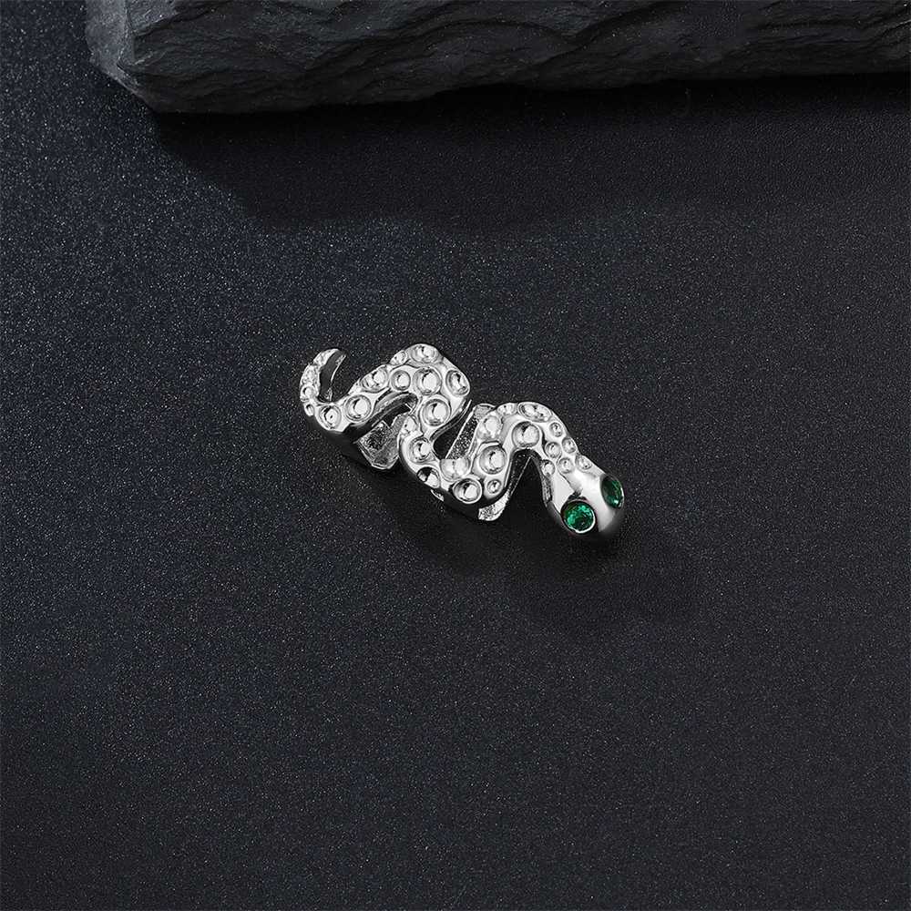 Hip Hop Snake She Bling Teeth Grillz Cs Top Bottom Charm Grills For Men Women JewelryXJ241225