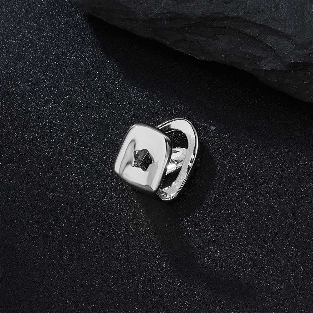 D Z New Fashion Single Teeth Heart-Shed Grillz Fashion Hollow Heart Charm Grills Dental Mouth Teeth Hip Hop Jewelry GiftXJ241225