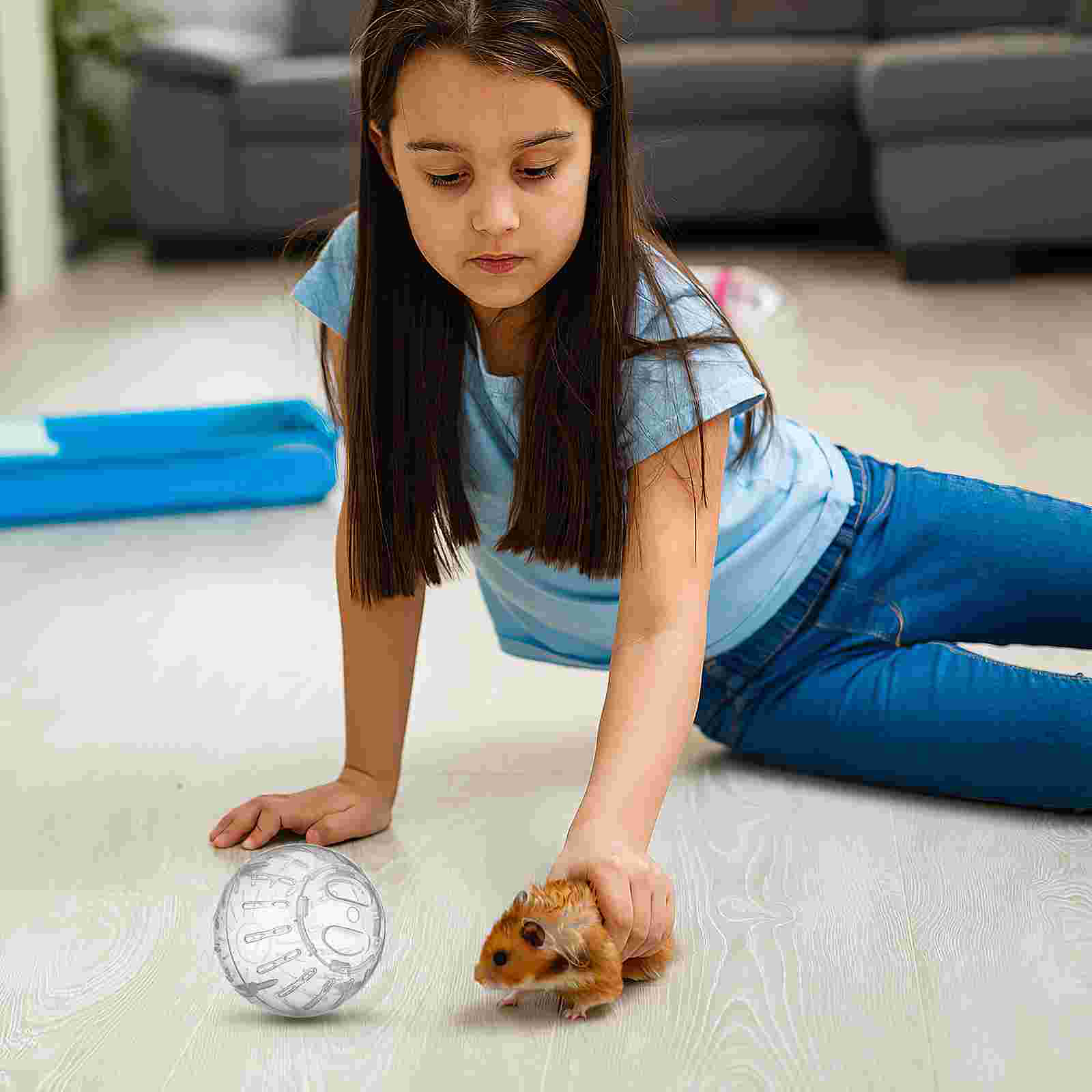 Hamster Toy Balls Animal Exercise Mini Toys Dwarf Running for Guinea Pig Small Pet Supplies Baby