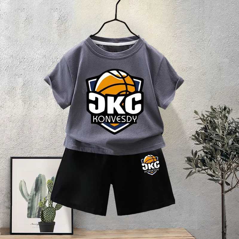Clothing Sets Summer Baby Boy Clothes Set Children Girls Casual Short Sleeve Fashion T-shirts and Shorts 2pcs Suit Kid Letter Printed OutfitsY241225BD