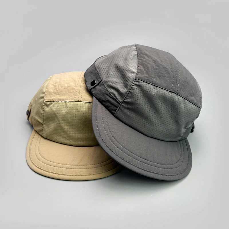 Japanese retro solid quick drying baseball cap new unisex outdoor breathable montage sun hat W241225