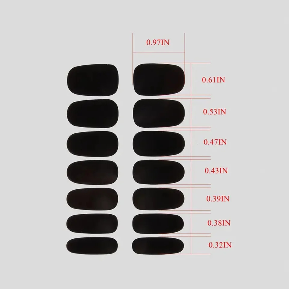 10 Pcs Self-Adhesive Nail Art Stickers - DIY Nail Decals for Manicure - Womens Nail Decorations Accessories 241225