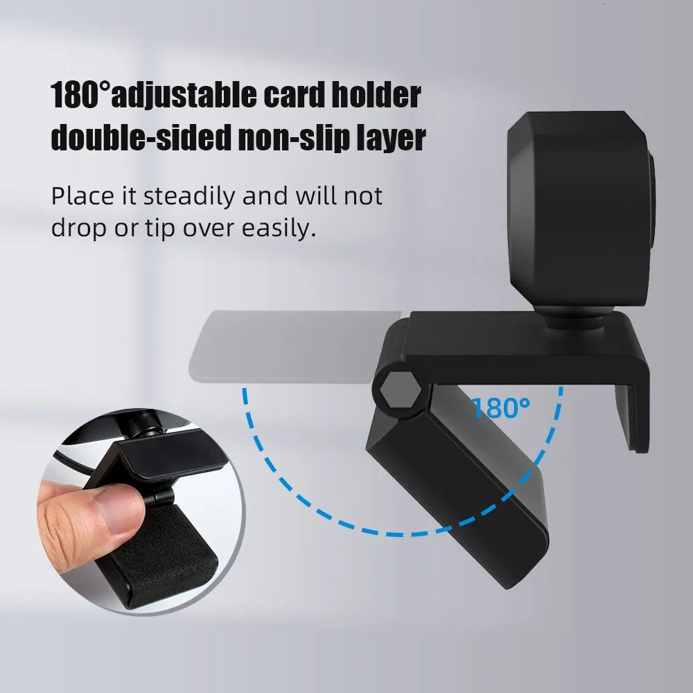 Full HD 1080p Webcam USB With Mic Mini Computer CameraFlexible Rotatable for Laptops Desktop Webcam Camera Online Education 241225