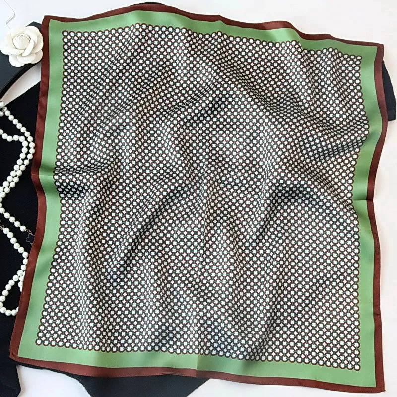 Mens faux Pure Real Silk Scarf Geometric Neck Ties Scarves Male Soft Kerchief Boho Square Neckerchief Wraps Ascot Pocket 20.86 241225
