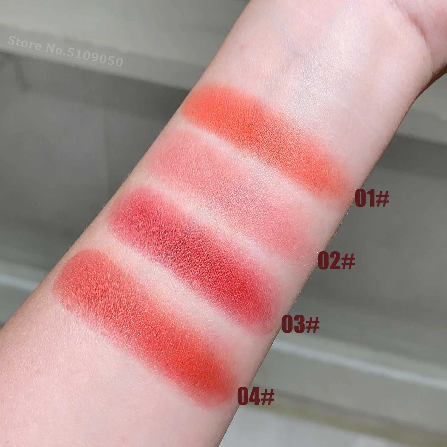 Rosso Red Brighten Face B Palette Face Contouring Ber Cheek Tint Peach Rouge Waterproof Monochrome Matte Female MakeupXJ241225