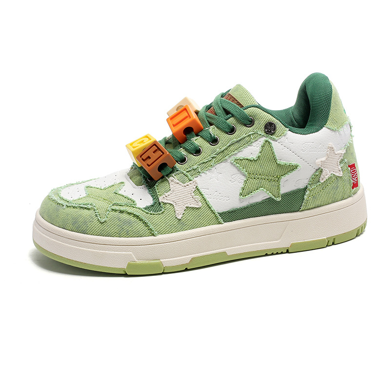 2025 hot free shipping Star Shoes for mens casual beige black green khaki outdoor sneakers sport shoes