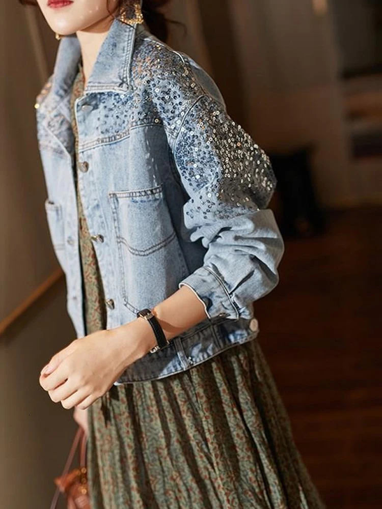 Denim Jacket For Womens Jackets For Women Denim Coats Womens Denim Jacket Jean Jacket For Womens Women Coat In Outerwears 241223