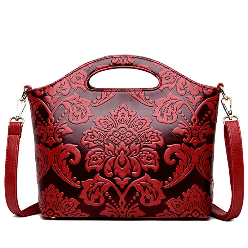 MOTAORA Women Leather Shouder 2024 New High Quality Chinese Style Tote Bags Vintage Emed Handbag ral Retro Bag Ladies