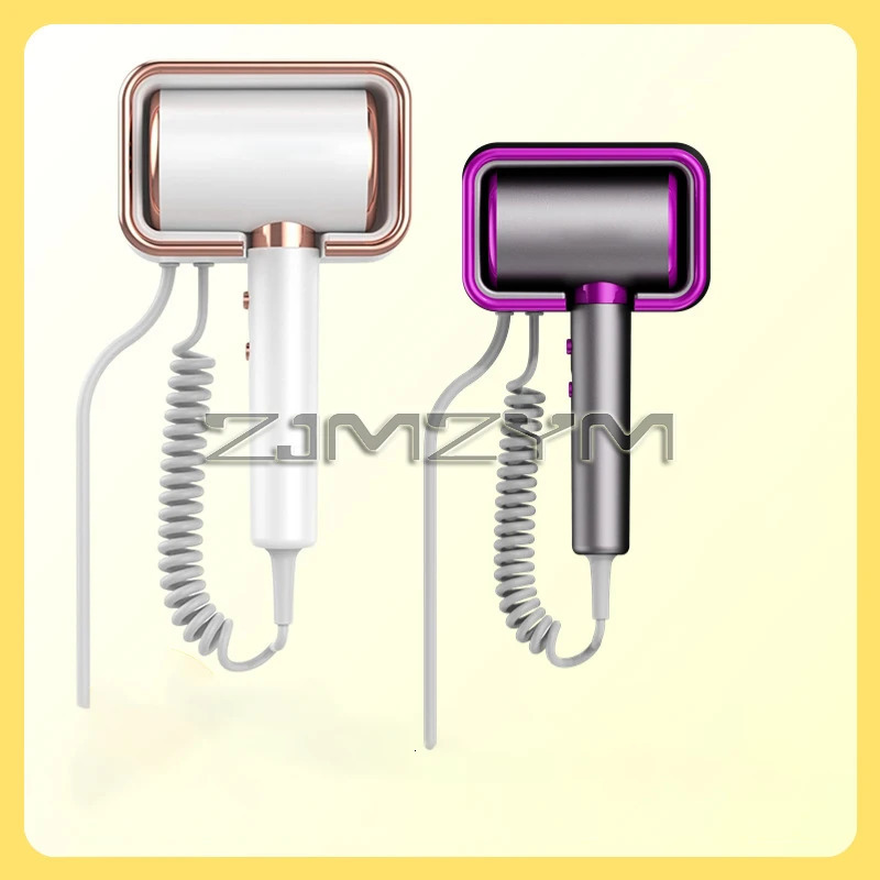 No Punching Wall Mounted Hair Dryer 2000W High-Power Quick Drying el Bathroom Negative Ion Hair Care Hair Dryer 241225