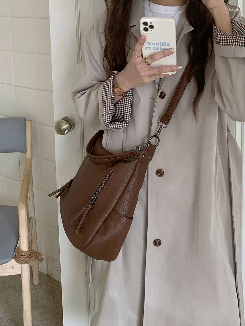 Shoulder Bags Shoulder Bags CGCBAG Fashion Designer Luxury For Women Simple Solid Lage Capacity Crossbody High Quality PU Leather