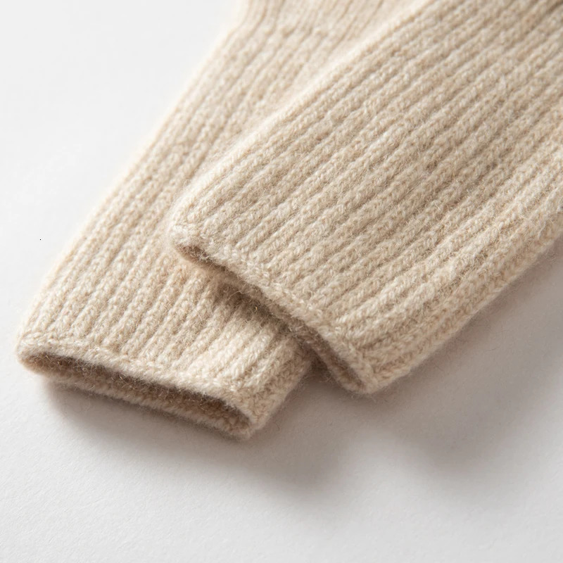 MERRILAMB Autumn Winter Gloves Women High Quality Cashmere Knit Soft Warm Touch Screen Mittens Stretch Solid Full Finger Guantes 241225