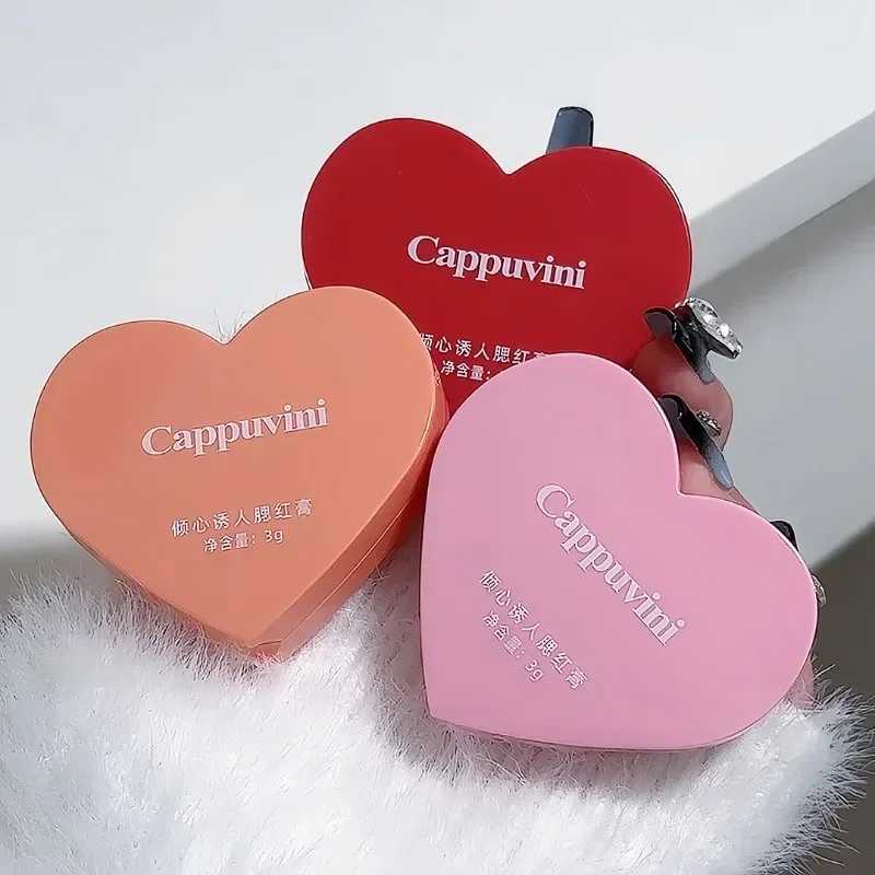 Heart B Cream Red Rouge Matte Beauty Makeup Cheek Lip Tint Cream B Red Fruit Pulp Dye Cheeks Shyness Bing FacialXJ241225