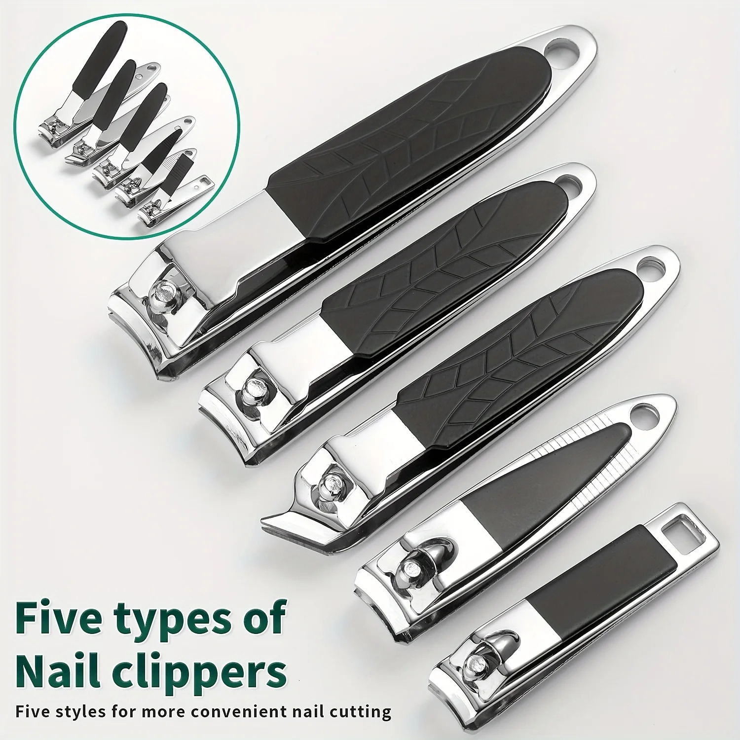 40 pcs Full Function Manicure Set Stainless SteelNail Clippers Pedicure Kit Toenail Clippers Kit 241225