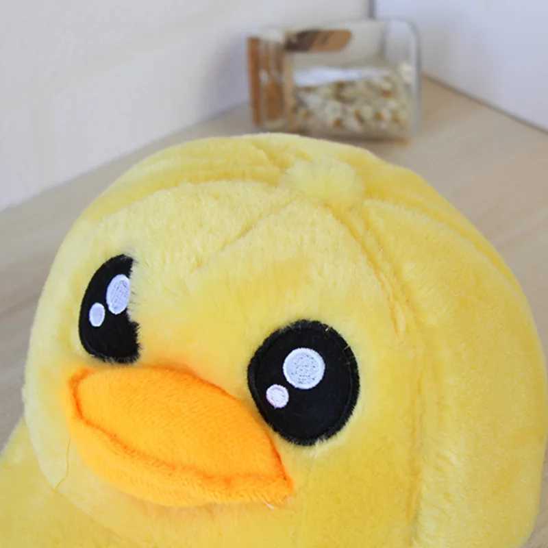 Cartoon yellow duck baseball cap childrens baseball cap cashmere to keep warm winter cashmere snap button gorilla boy girl toe cap W241225