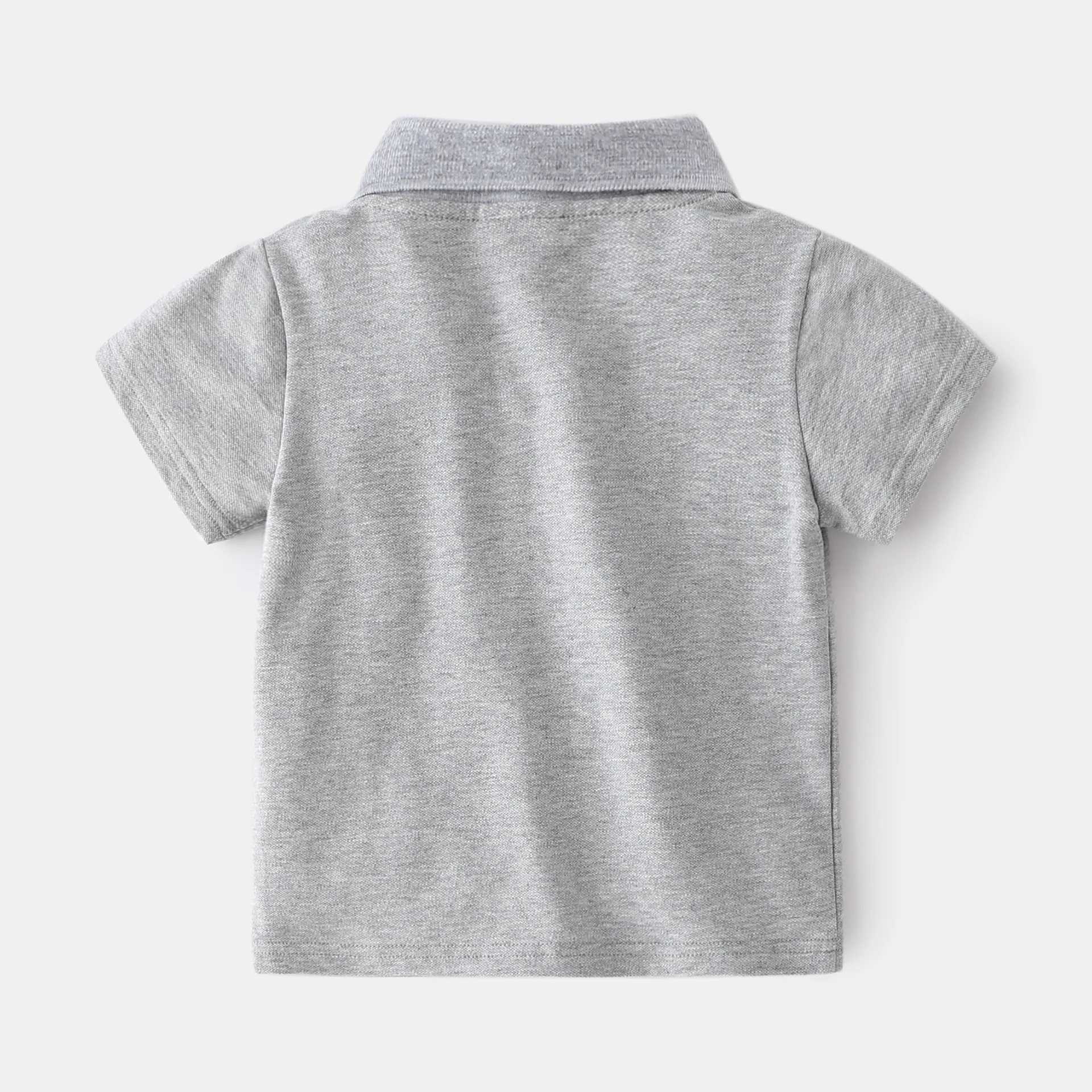 Boys Polo Shirt Short Sleeve Summer Children Tops Wear Kids Tees Soft Boys Shirts CostumesXJ241225