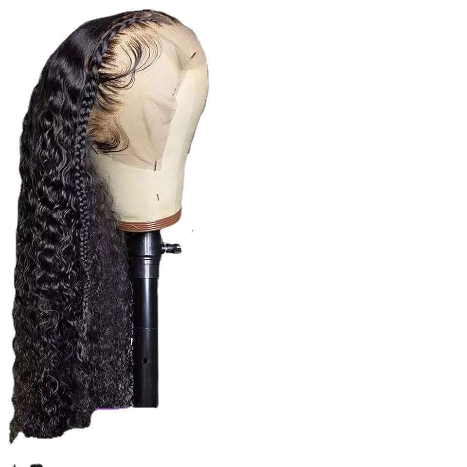 13X4 Curly Front Lace Small Roll Wig Cover Lace Frontal Wig Kq1 Kq1