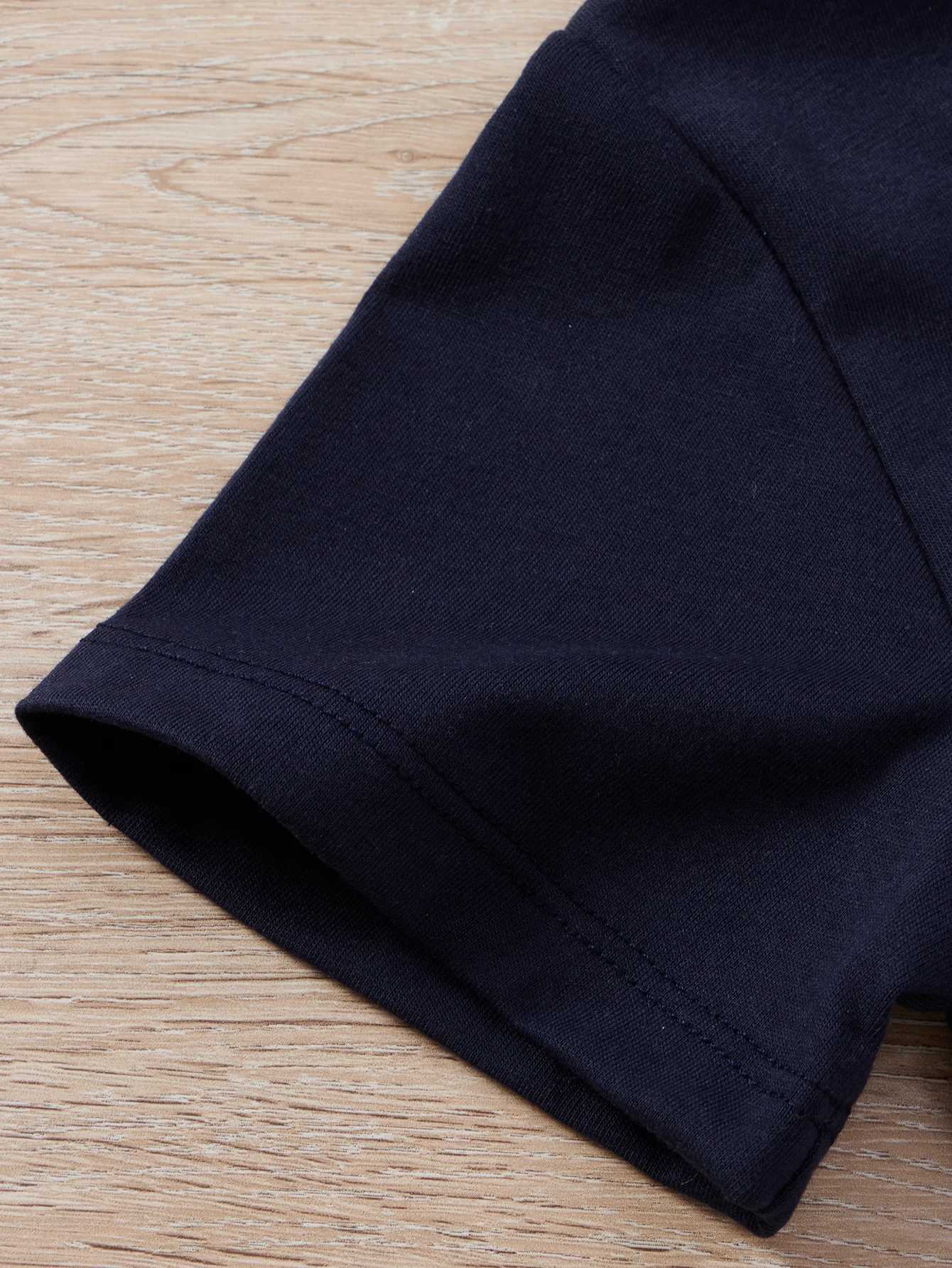 Boys summer personali trend color contrast diagonal splicing lapel short-sleeved fashion casual handsome POLO shirtXJ241225