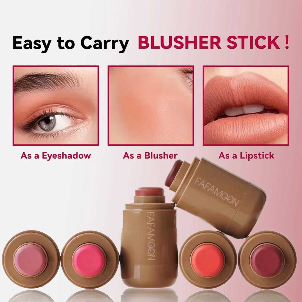 6 colors b stick contour natural and long-lasting matte rouge powder b cream lipstick cheek easy to apply colorXJ241225