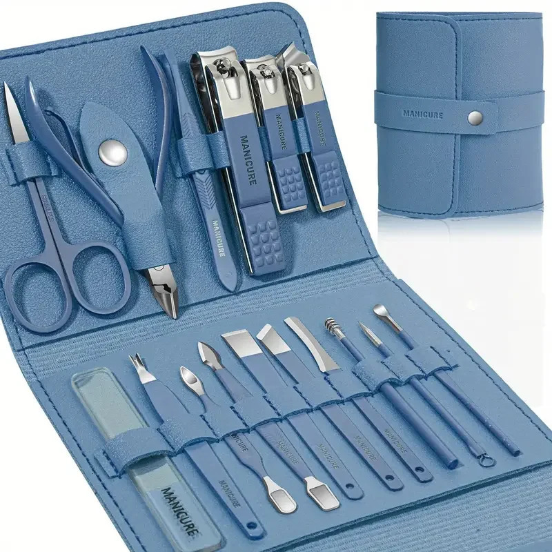 Nail Clippers Manicure Tool Set With Portable Travel Case Dead Skin Clippers Cuticle Nippers And Cutter Kit Nail Clippers Pe 241225