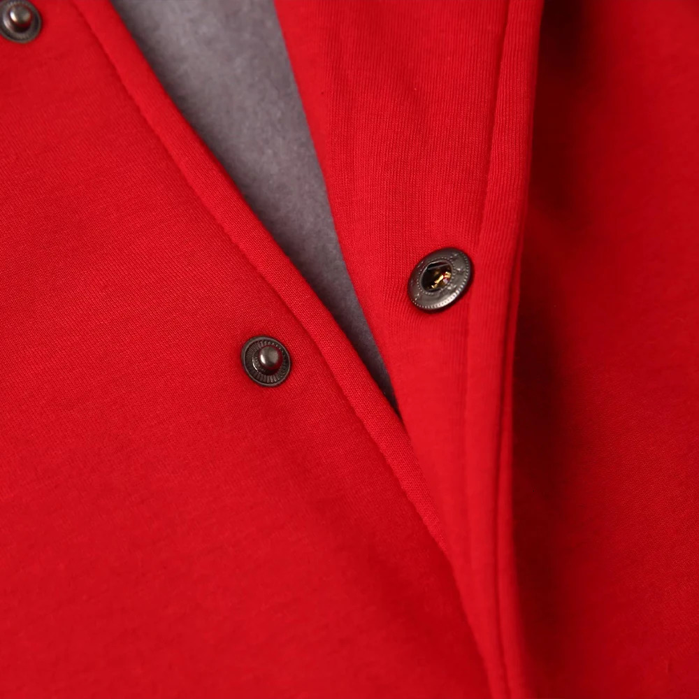 Blank Fleece Casual College Baseball Jacket Men Fashion Coats Autumn Warm Stylish Varsity Jacket For Man Chamarras Para Hombre 241220