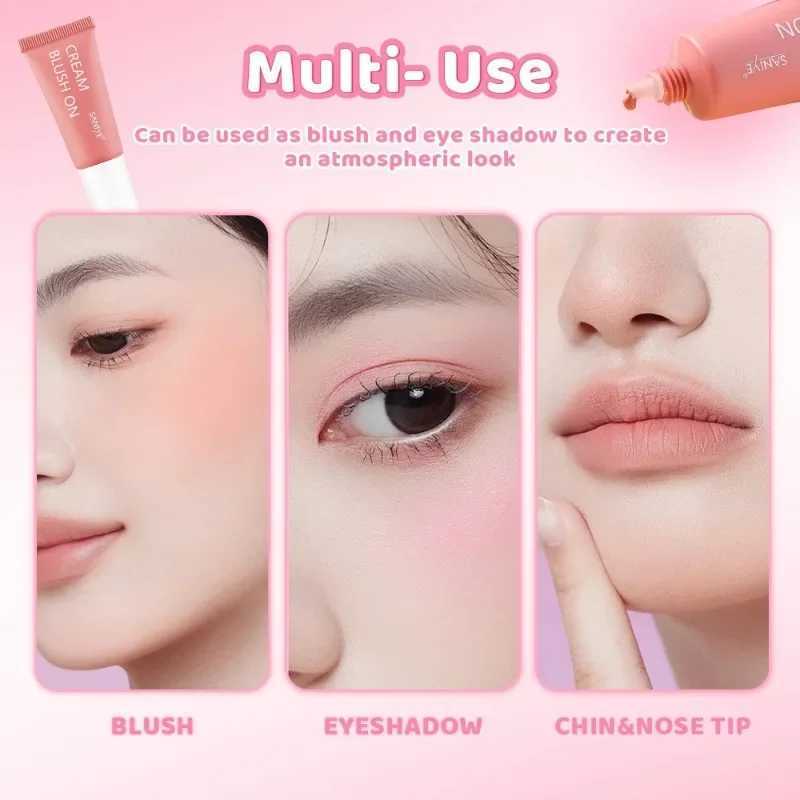 B Liquid Ber Cheek Makeup B Matte Peach Pink Ber Cosmetics Moisturizing Liquid Cream Stick Facial Shadow BeautyXJ241225