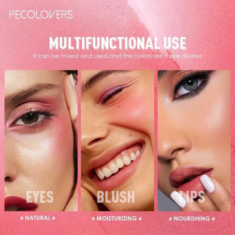 PECOLOVERS Waterproof B Cream - Long-Lasting High Pigmentation for All Skin Tones Natural Cheek Face RougeXJ241225