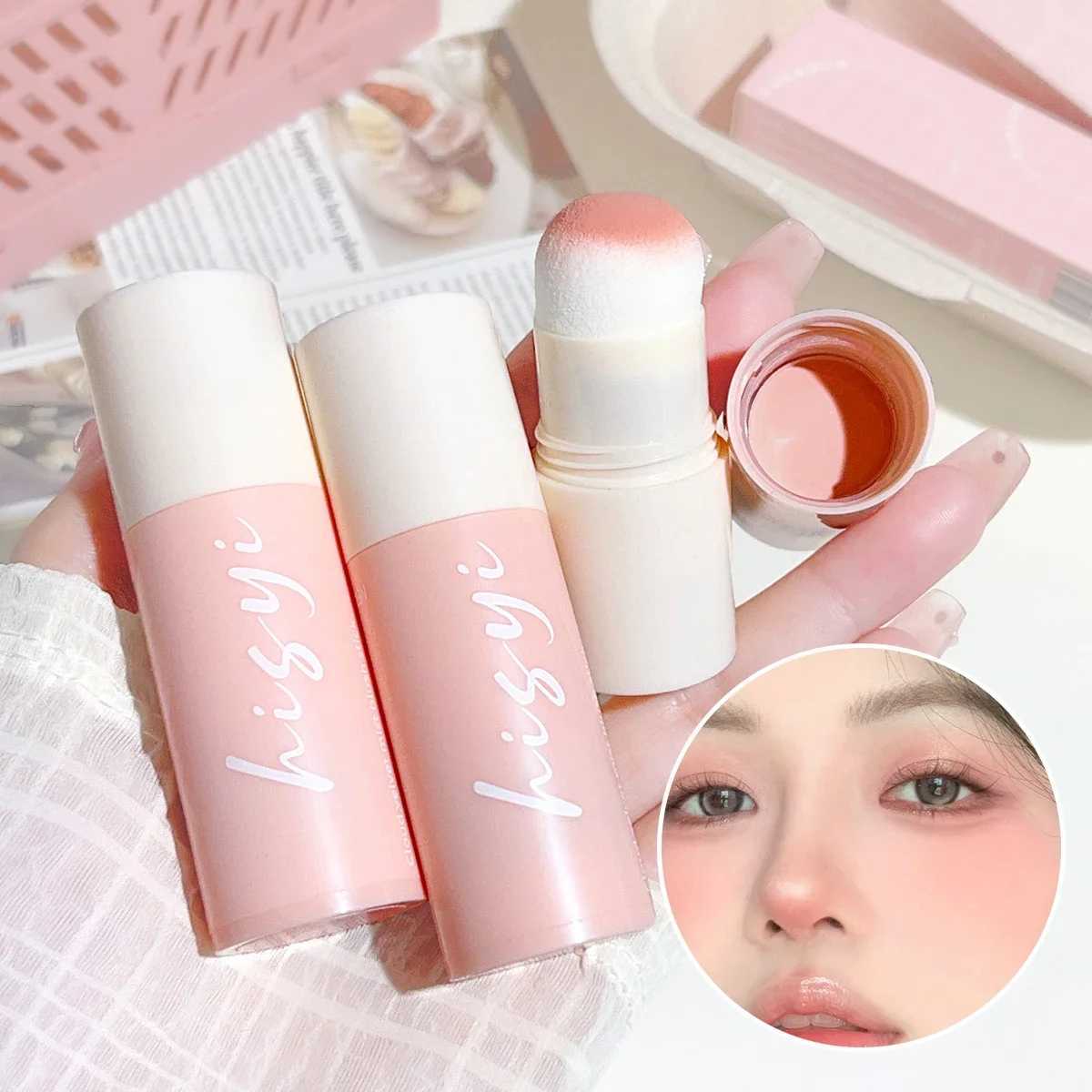 Velvet Pink B Stick - natural matte finish waterproof for lips and cheeks portable makeupXJ241225