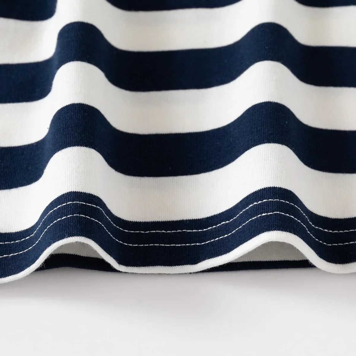 Summer Slish Boys Short-Sleeve Striped T-Shirt Casual Breathable Cotton Polo Shirt for Kids Print Ages 3-8XJ241225