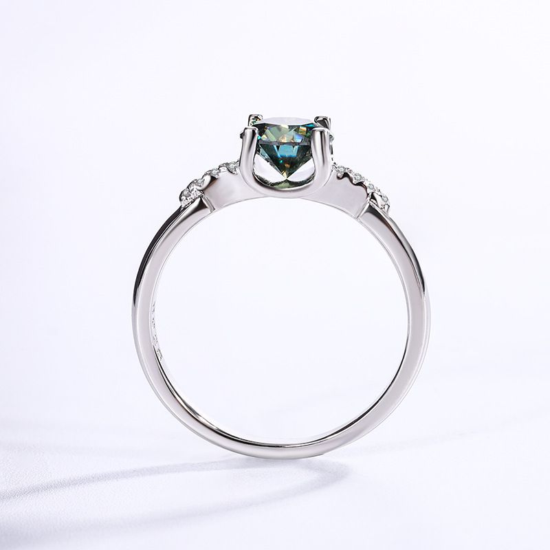 luxury rings designer for women 925 sterling silver inlaid VVS1 pass diamond tester moissanite ring for womens engagement wedding ring luxe jewelry wo