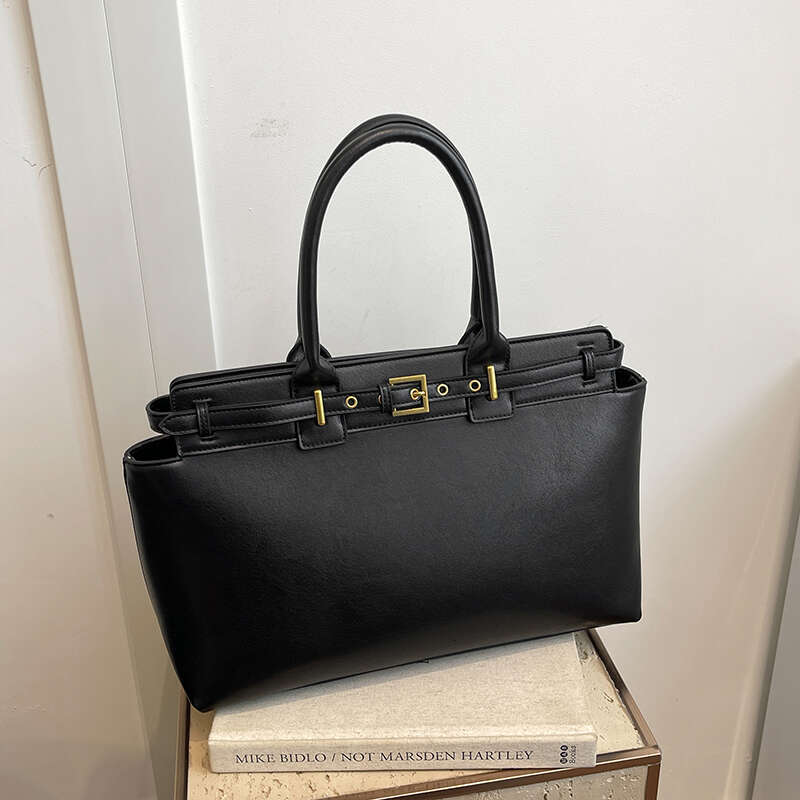 Women's Bags Handbag Large Size Women Top-Handle Bags Retro Pure Color Big Capacity Shopping Totes Winter Latest Trendy Designer Handbags