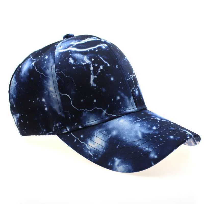 2022 Outdoor Mens and Womens Casual Baseball Hats Lightning Pattern Peaked Cap Street Hip Hop Hat Truck Driver Hat Sun Hat W241225