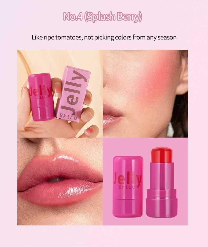 Jelly Cheek B Tint 3-in-1 Moisturized Ber Sticker Water Long Lasting Brighten Matte Facial Contour Rouge MakeupXJ241225