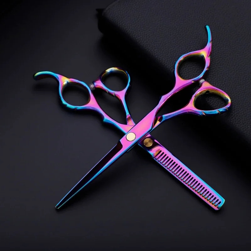 6 Inch Hair Scissors Hair Thinning Cutting Clipper Barber Scissor Hair Shears Professional Barber Hairdressing Scissors 241225