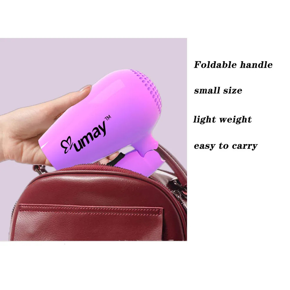 Hair Dryer Car Style Fold Blower Wind and Cold Wind Available Window Defroster Drop ship Self-Driving Travel More Convenient 241225