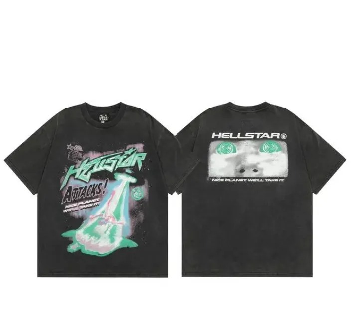 2025 Number Nine 04S Skull Print Y2K Printed Short Sleeve T-shirt Men and Women Dark European and American Top T High Quality