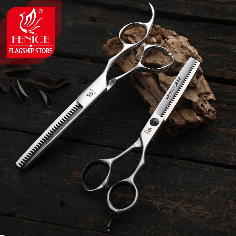 Fenice 5.5/6 inch hair thinning scissors hair scissors professional barber back hairdressing scissors thinning rate 20-25% 241225