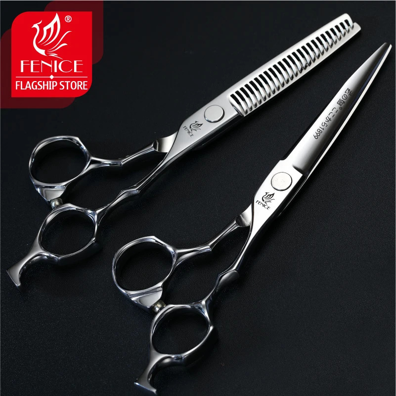 Fenice vg10 6 inch Professional Hair Scissors Set Barber Scissors Shears Set Hairdressing Cutting Scissors 241225