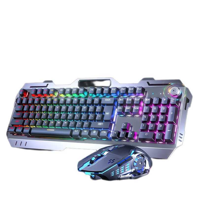 Wireless Gaming Keyboard Mechanical Keyboard 104 Keys Wireless Hot Swap Keyboard RGB Light Mac WindowsXJ241225
